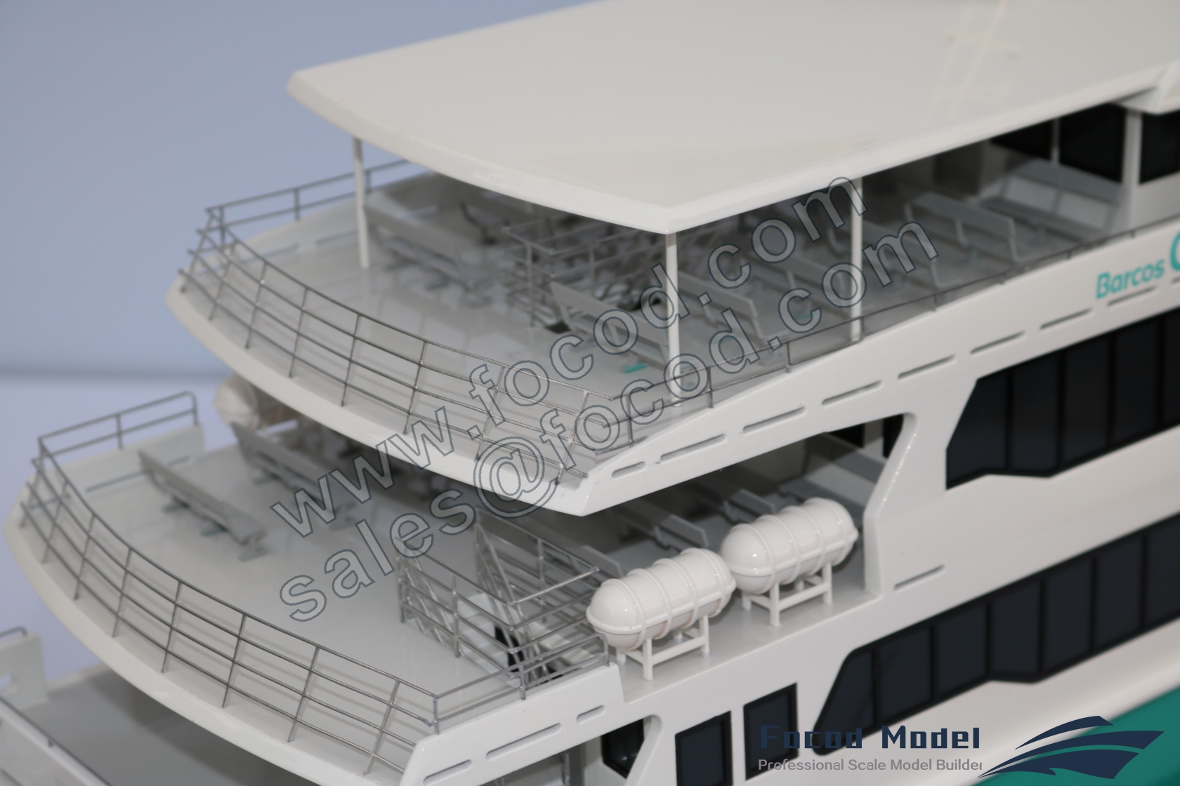 customized model of 29m cataraman ferry